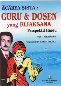Image of Acarya Sista : Guru & Dosen yang Bijaksana Perspektif Hindu